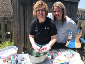 Jamie tie dying
